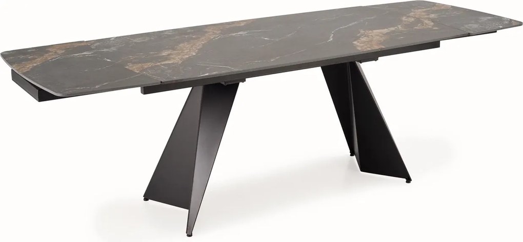 Stół do jadalni z rozkładanym blatem ze spieku Armani Halmar