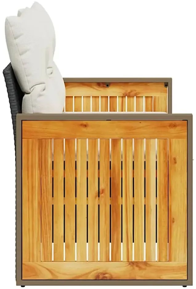 Sofa ogrodowa z białymi poduszkami - Sydnet 5X