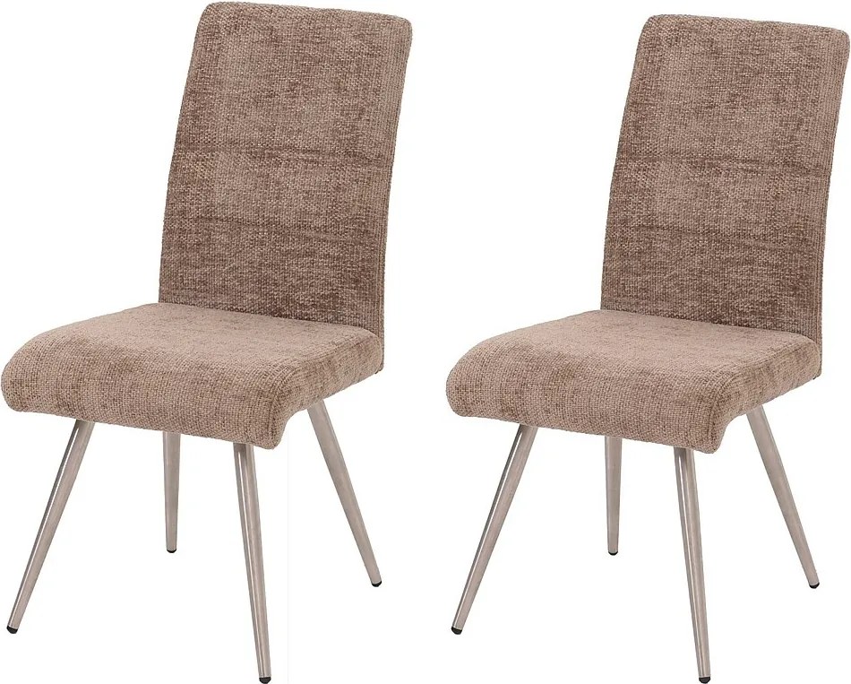 Krzesło do jadalni MCW-G55 (zestaw 2 sztuk),  brązowy