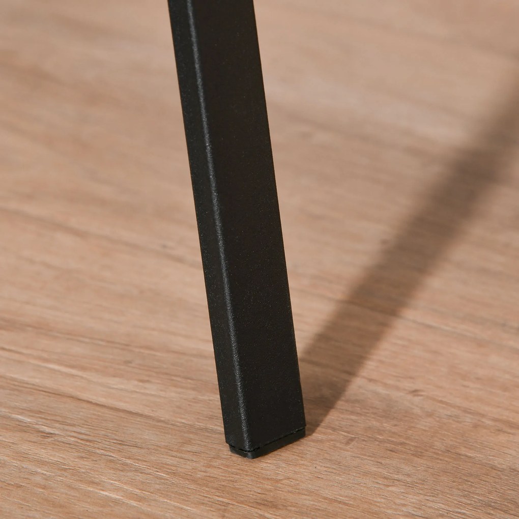 Homcom® Stojak Na Ubrania Do Garderoby Przedpokoju Metalowy Czarny