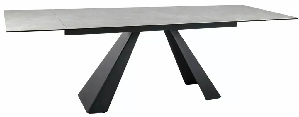 Stół rozkładany SALVADORE CERAMIC 160(240)x90 kremowy mat diamond cream SIGNAL