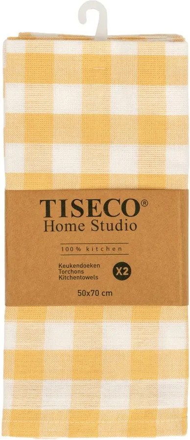 Bawełniane ścierki zestaw 2 szt. 50x70 cm Gingham – Tiseco Home Studio