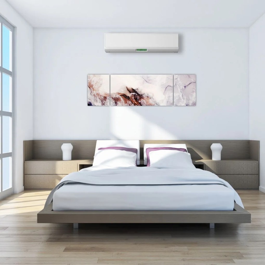 Obraz - Fioletowy marmur N⁰1 (170x50 cm)