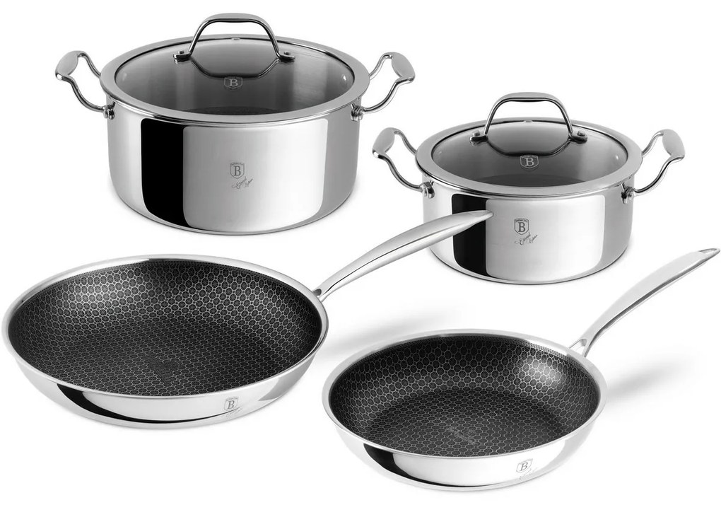 BerlingerHaus Zestaw naczyń z powłoką tytanową Eternal, 6 szt.