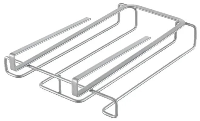 Uchwyt pod półkę na 8 kieliszków Metaltex Glass, dł. 20 cm