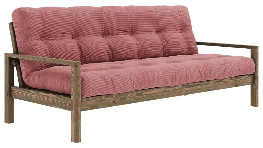 Różowa rozkładana sofa 205 cm Knob – Karup Design