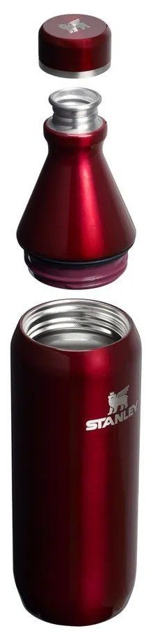 Bordowa butelka termiczna ze stali nierdzewnej 600 ml All Day Slim Bottle Garnet Shine – Stanley