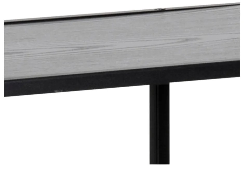 Czarny regał 77x114 cm Seaford – Actona