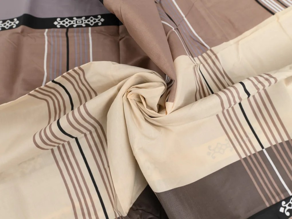 PrzytulneMieszkanie.pl PrzytulneMieszkanie.pl Bawełniana pościel DANIELA beżowa Rozmiar pościeli: 70 x 90 cm | 140 x 200 cm