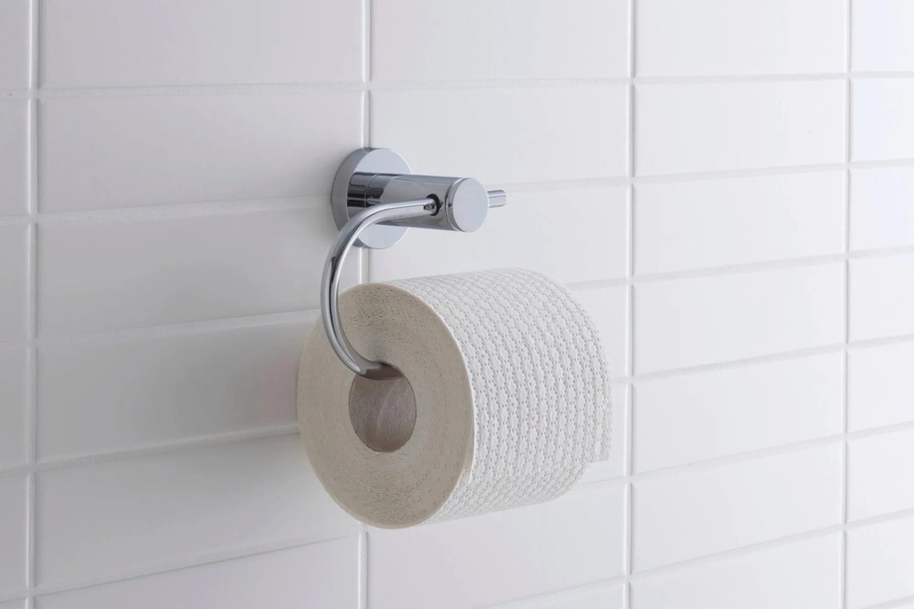 Duravit D-Code uchwyt na papier toaletowy na 1 rolkęChrom