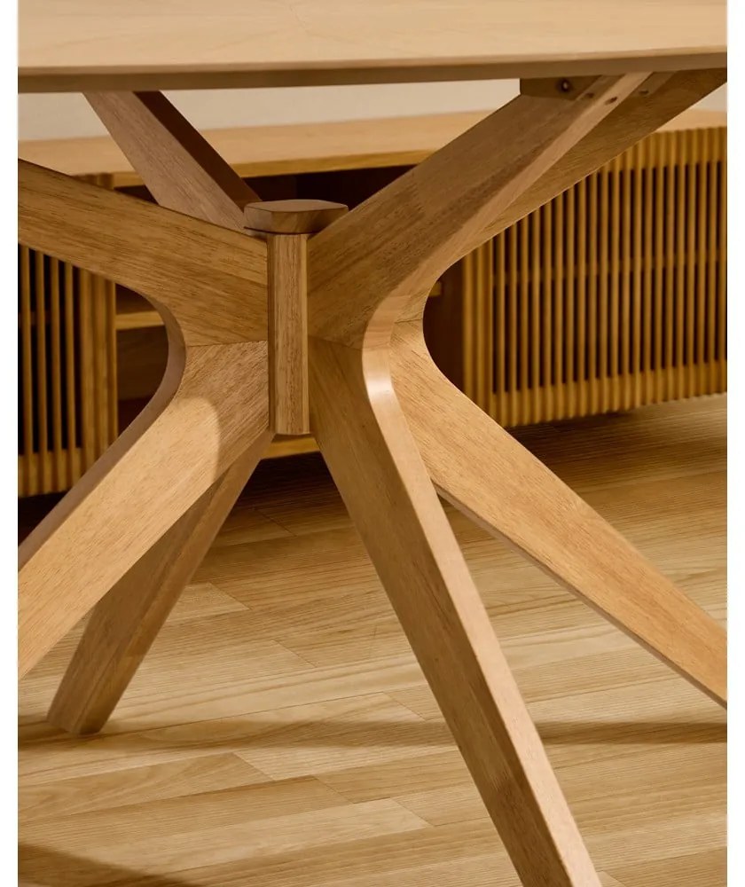 Stół z blatem w dekorze dębu 110x180 cm Naanim – Kave Home