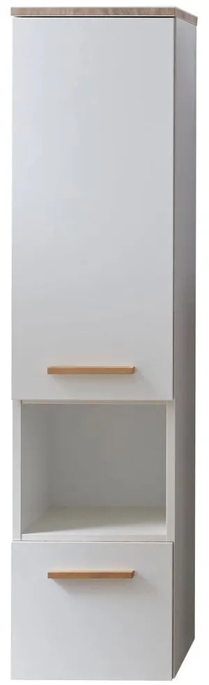 Biała wysoka wisząca szafka łazienkowa 30x123 cm Set 931 – Pelipal