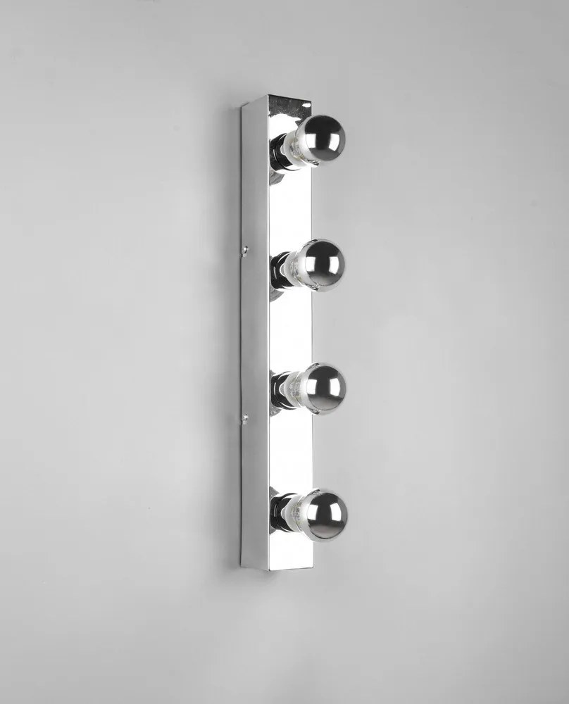 Kinkiet w kolorze błyszczącego srebra Theatro – Trio