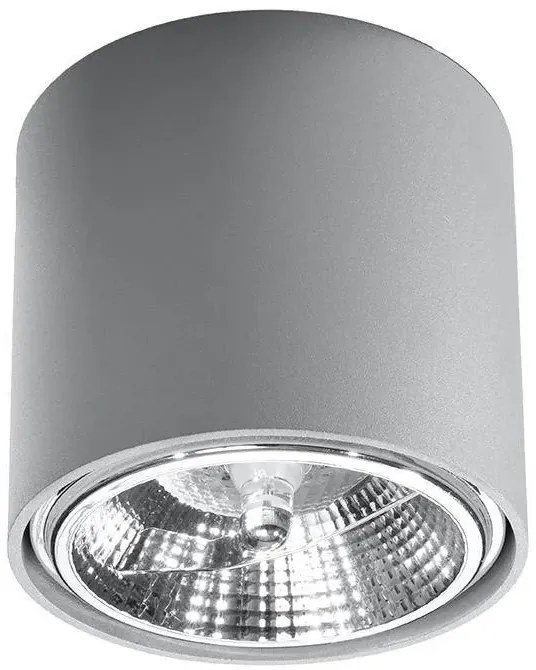 Plafon TIUBE szary SOLLUX LIGHTING