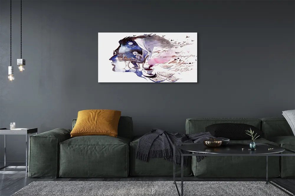 Zdjęcie na płótnie Obraz Twarzy Człowieka