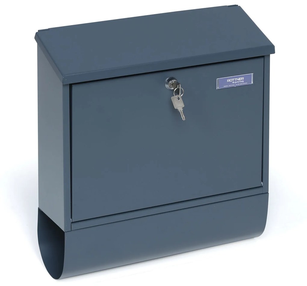 Skrzynka pocztowa na gazety i listy VILLA SPEZIAL SET, antracytowa