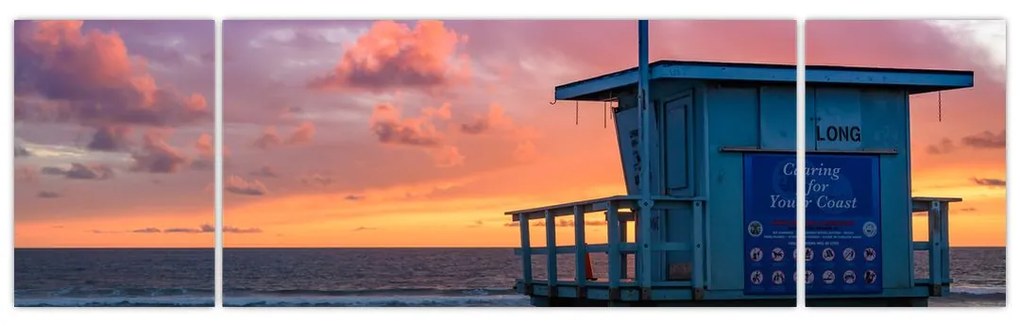 Obraz z plaży Santa Monica (170x50 cm)