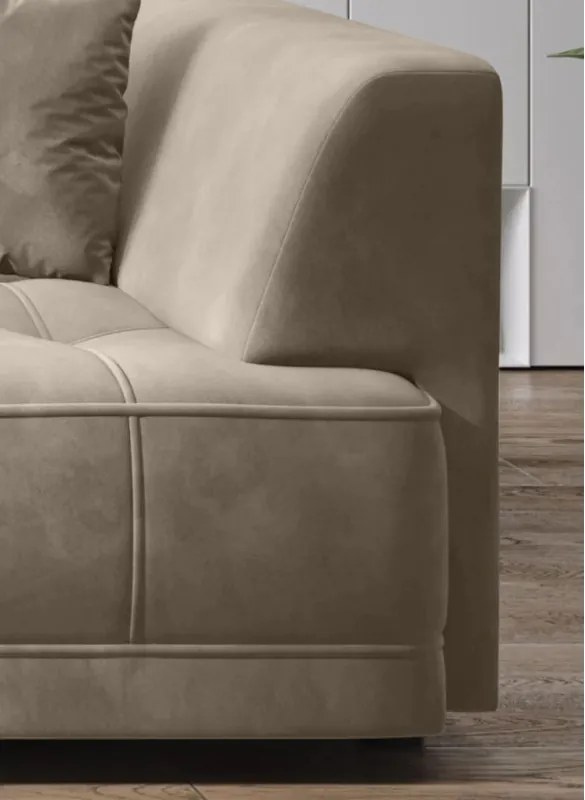 Narożnik TIGA BOX z funkcją spania z elektryczną regulacją siedziska WERSAL