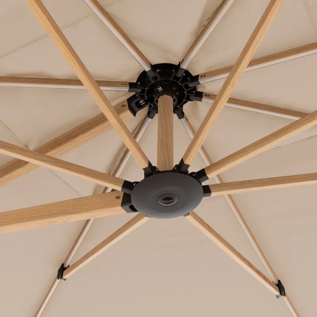 Doppler ALU WOOD XL 400 x 300 cm beżowy