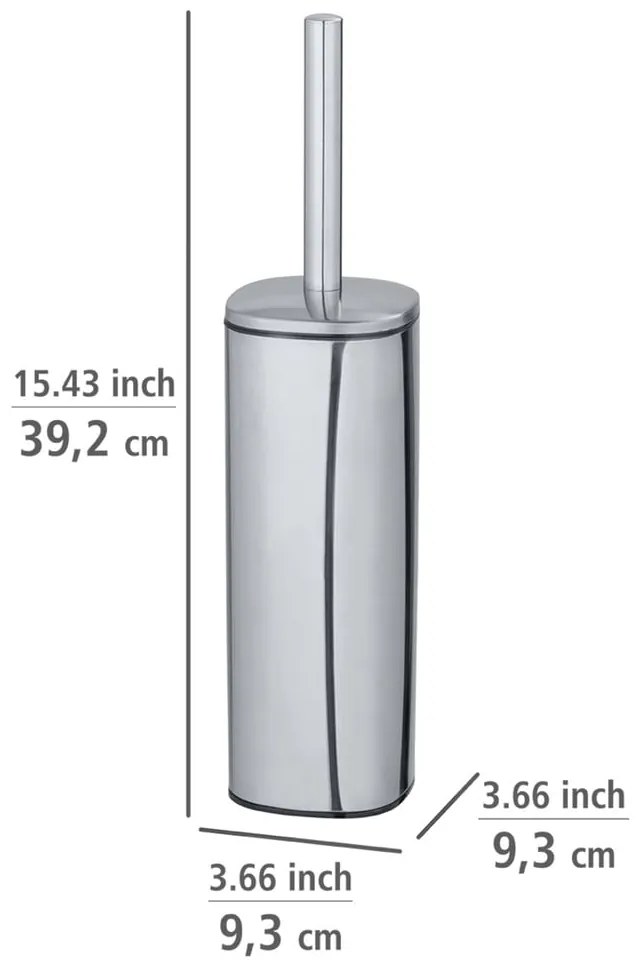 Szczotka do WC w kolorze srebra Wenko Alassio
