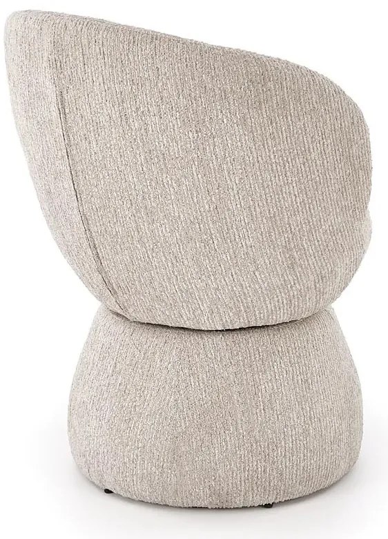 Nowoczesne beżowe krzesło obrotowe P3-K57