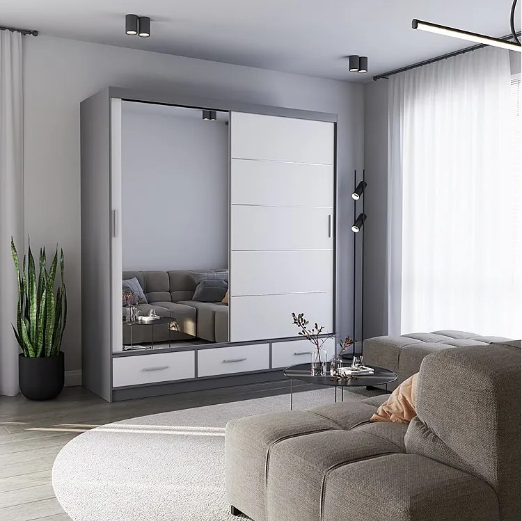Szafa z drzwiami przesuwnymi FLORENCE S 203 cm