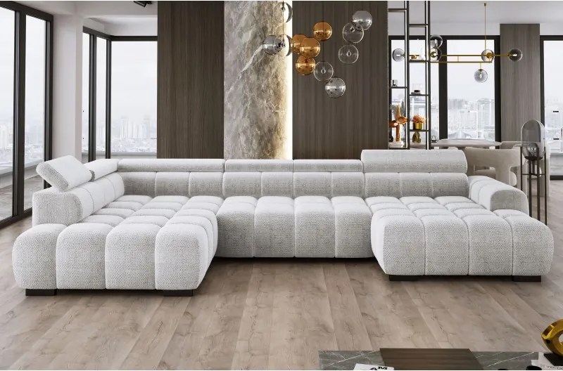 Narożnik BULL XL Lewostronny z elektryczną funkcją regulacji tkanina Eden 18 WERSAL