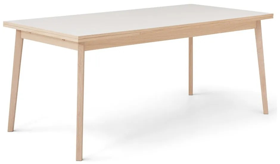 Rozkładany stół z białym blatem Hammel Single 180x90 cm