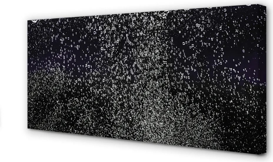 Obraz drukowany na płótnie Krystaliczne Bańki Wody