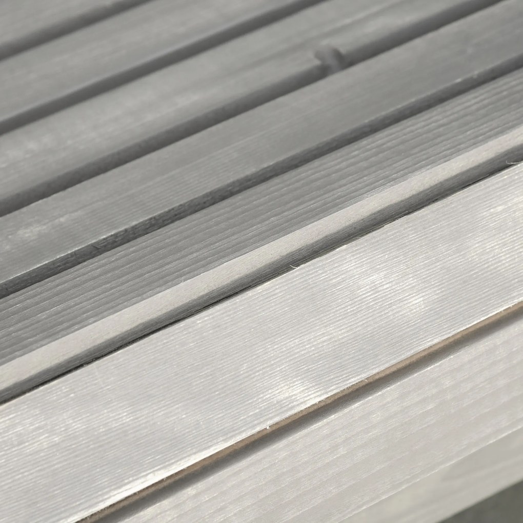 Outsunny Fotel Adirondack odporny na warunki pogodowe, drewniany fotel ogrodowy z wysokim oparciem i podłokietnikami | Aosom PL