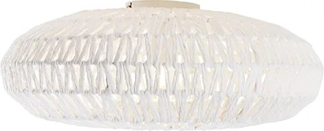 Lampa sufitowa w stylu retro biała - Lina