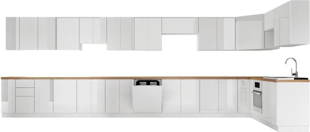 Front Szafki Kuchennej 713x496 mm MDF biały połysk