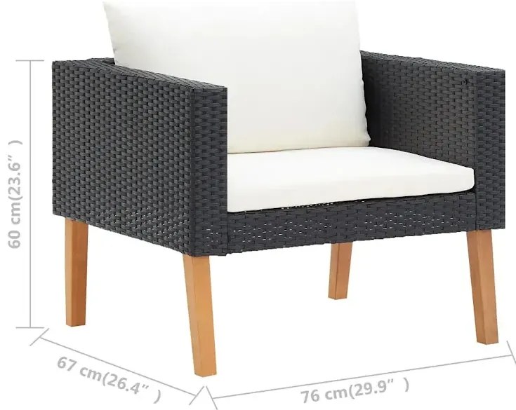 3-częścowy zestaw wypoczynkowy A4-W14