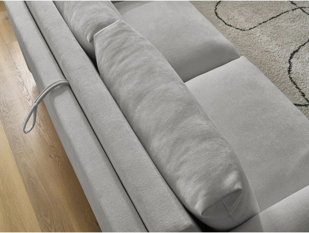 Szara sofa do spania/rozkładana 200 cm Cocoone – Bobochic Paris