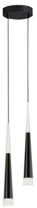 Lampa stożek LED klosz wisząca sufitowa AT51-2SL-Black