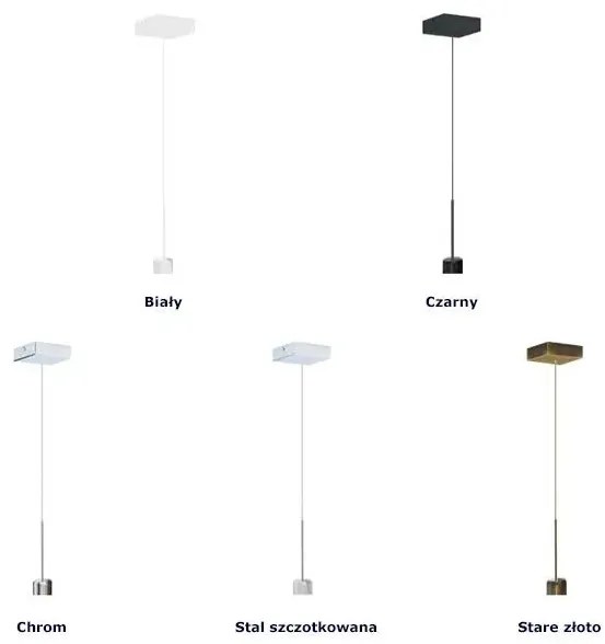 Lampa wisząca glamour z chromowanym stelażem D4-N98