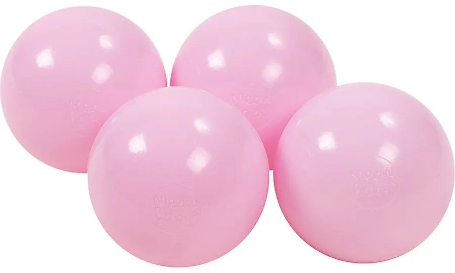 Plastikowe piłeczki do suchego basenu 7cm, 50 szt, pastelowy róż - meowbaby®