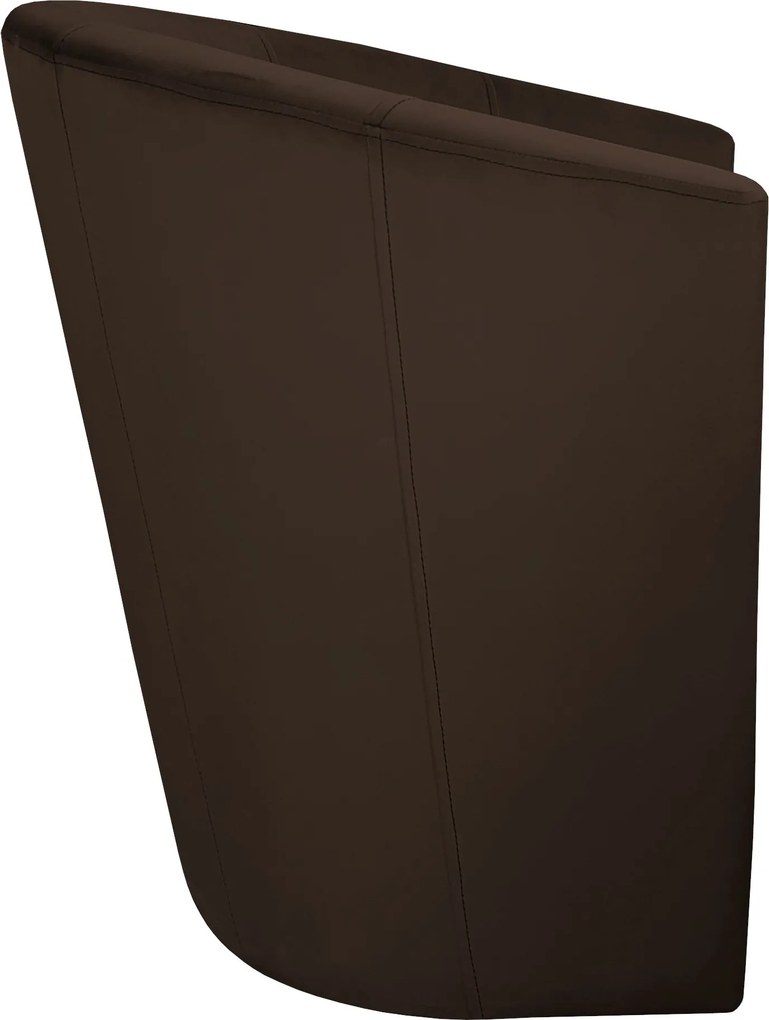 Fotel CLUB tkanina Welur elegancki fotel tapicerowany do salonu i gabinetu : Kolor tkaniny - VELVET - MG05