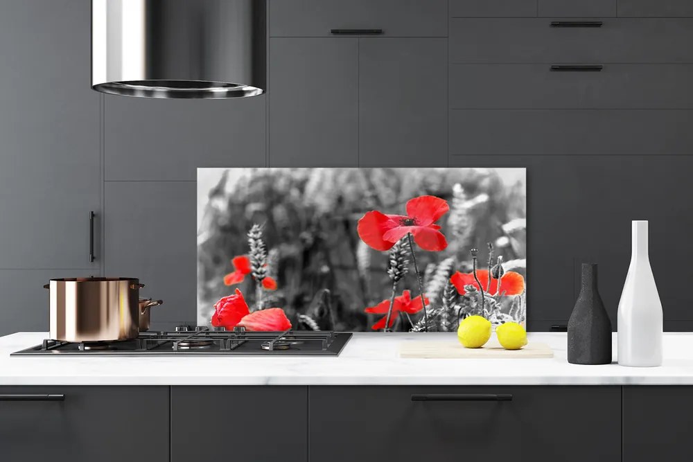 Panel Kuchenny Klasyczne Czerwone Maki