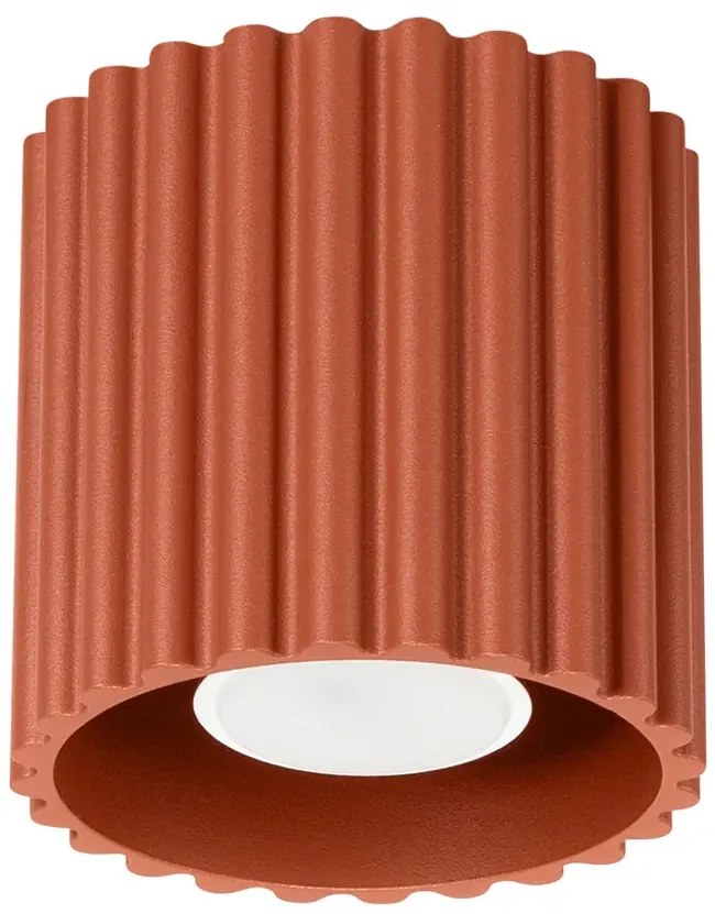 Czerwona lampa sufitowa w nowoczesnym stylu F9-T92