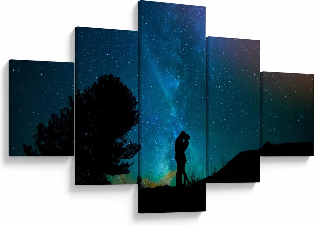 Obraz - Spotkanie pod gwiazdami (125x70 cm)