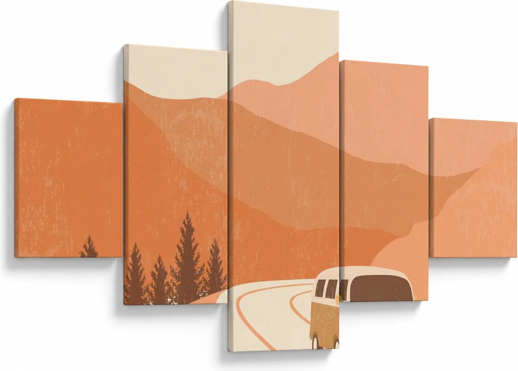 Obraz - Vintage van N⁰1 (125x70 cm)