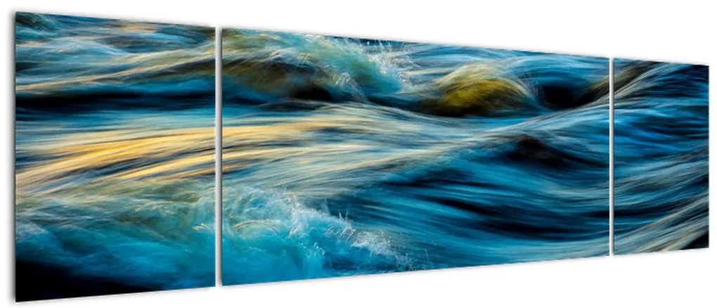 Obraz - Fale (170x50 cm)
