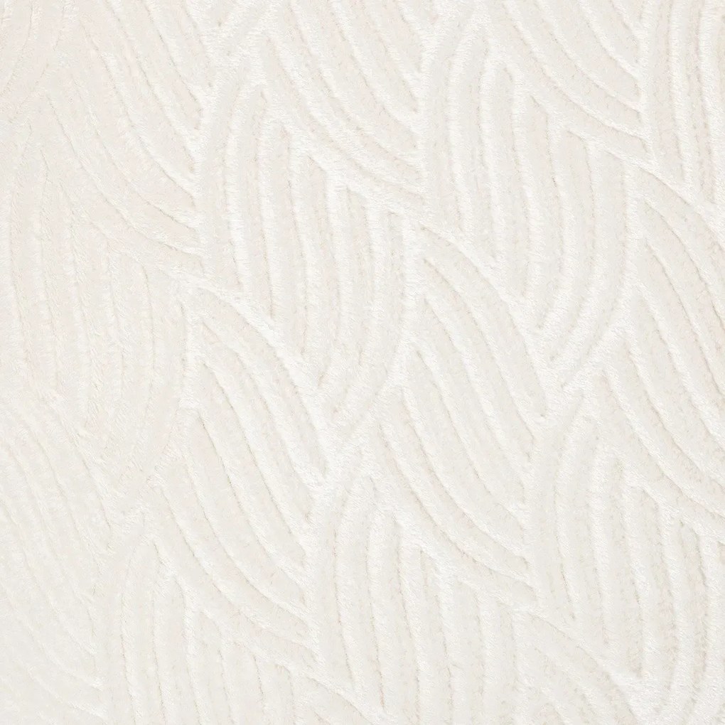 Koc  EMBER ecru w delikatny wzór 150x200 CM HOMLA