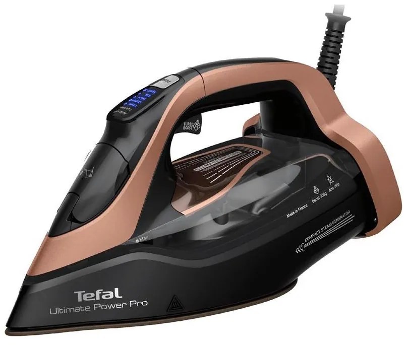 Tefal ULTIMATE POWER żelazko parowe 3200W/230V miedź/czarny