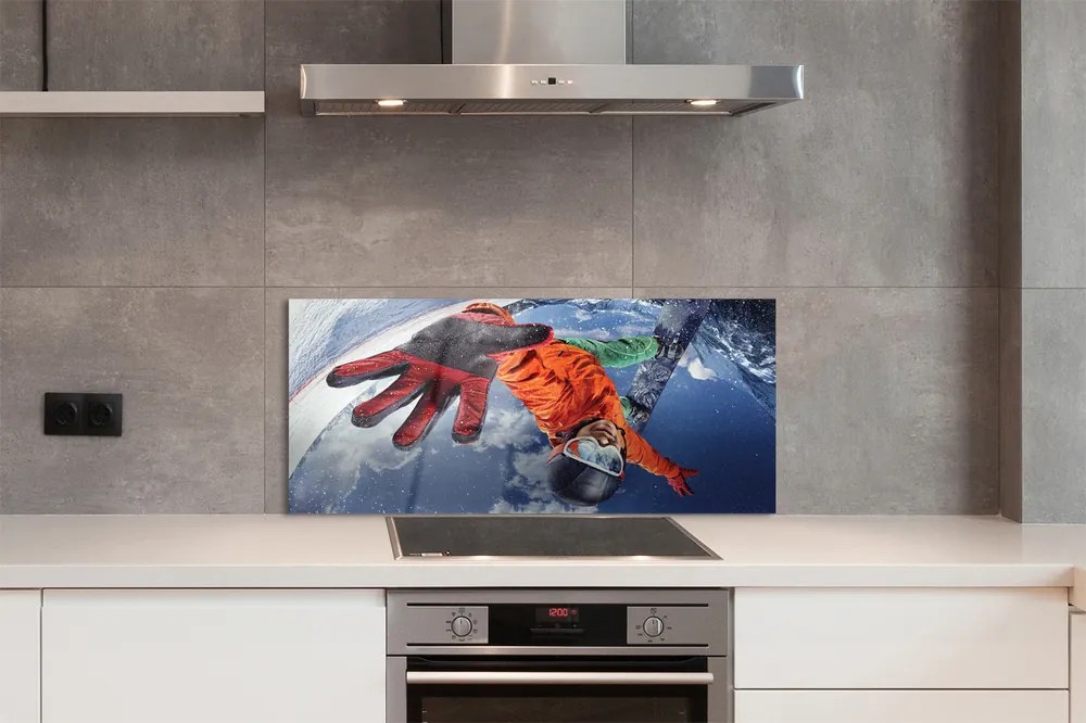 Panel nad Blat Kuchenny Snowboardzista w Akcji