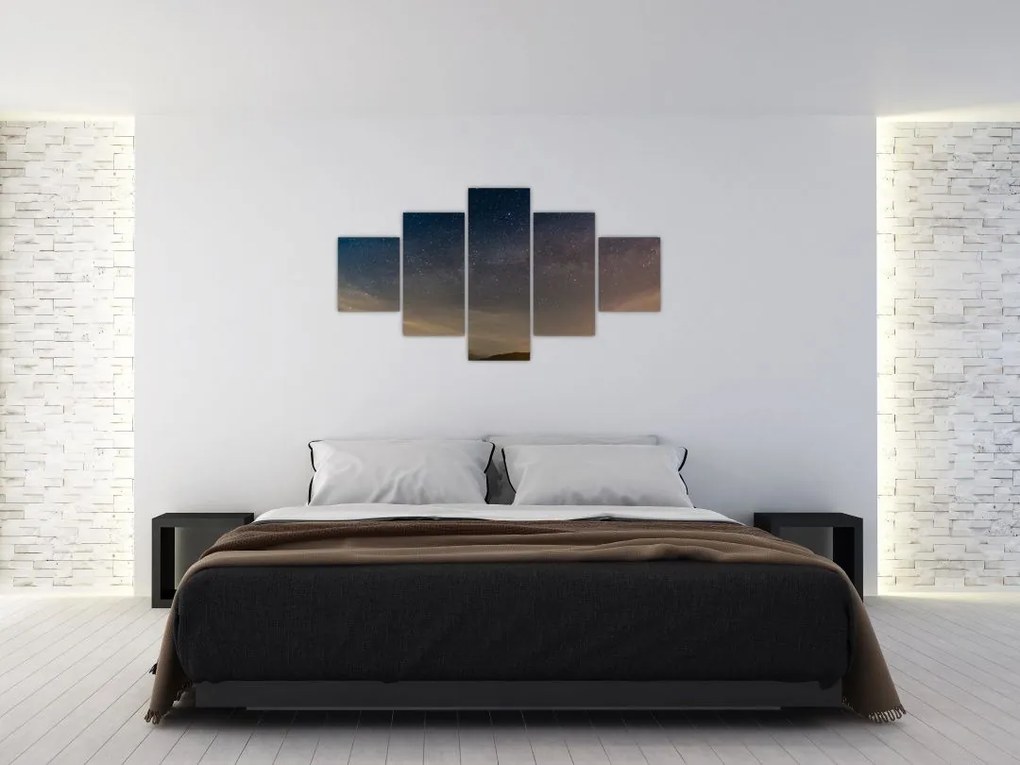 Obraz nocnego nieba (125x70 cm)