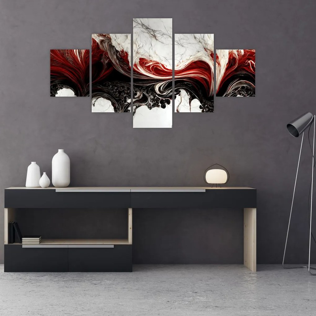 Obraz - Nowoczesna abstrakcja (125x70 cm)