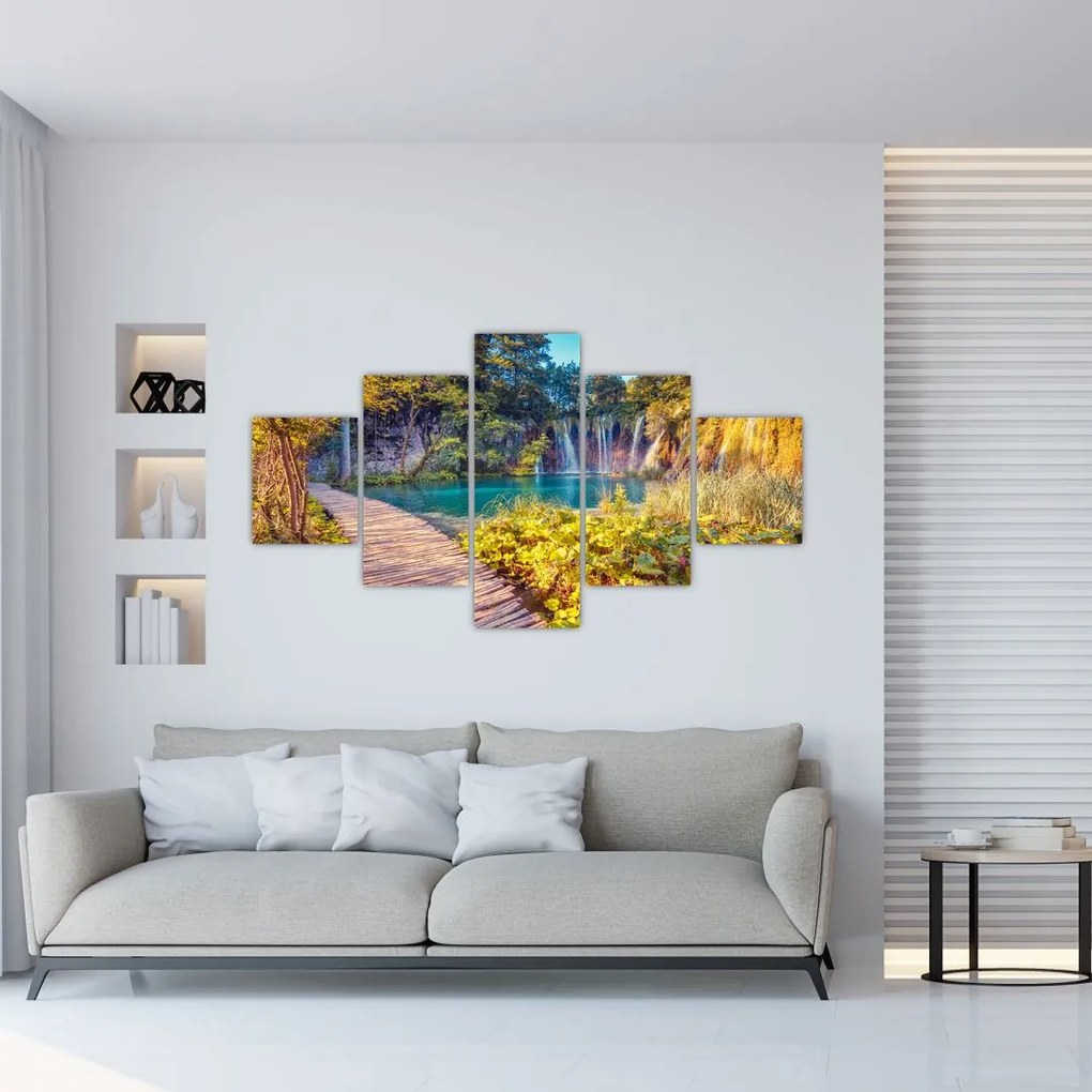 Obraz - Jeziora Plitwickie, Chorwacja (125x70 cm)