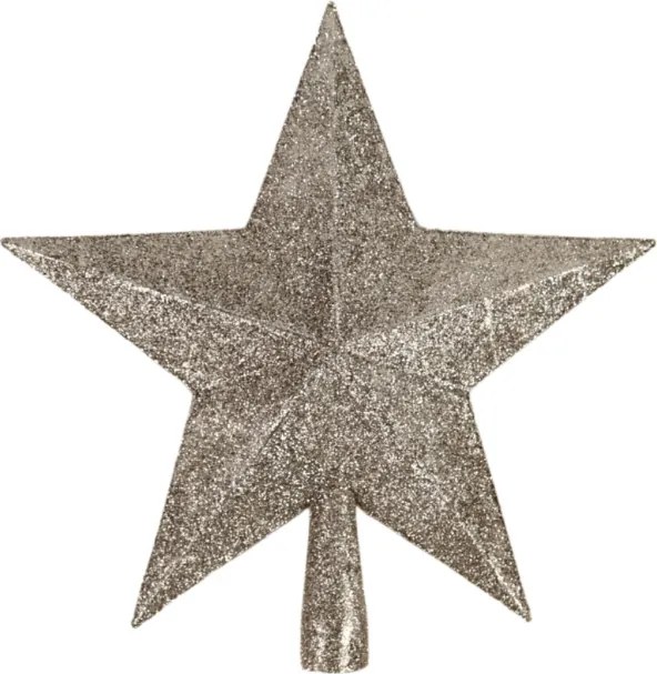 Czubek na choinkę gwiazda GLIMORA 22 cm, złoty